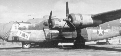 Left side view of F-7a 42-64051